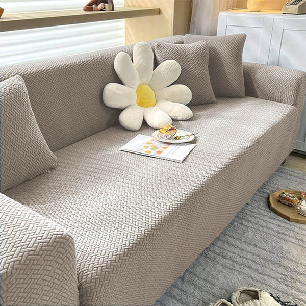 Jacquard Stripe Sofa Cover Premium Quality